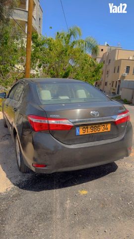 מודעת רכב טויוטה קורולה