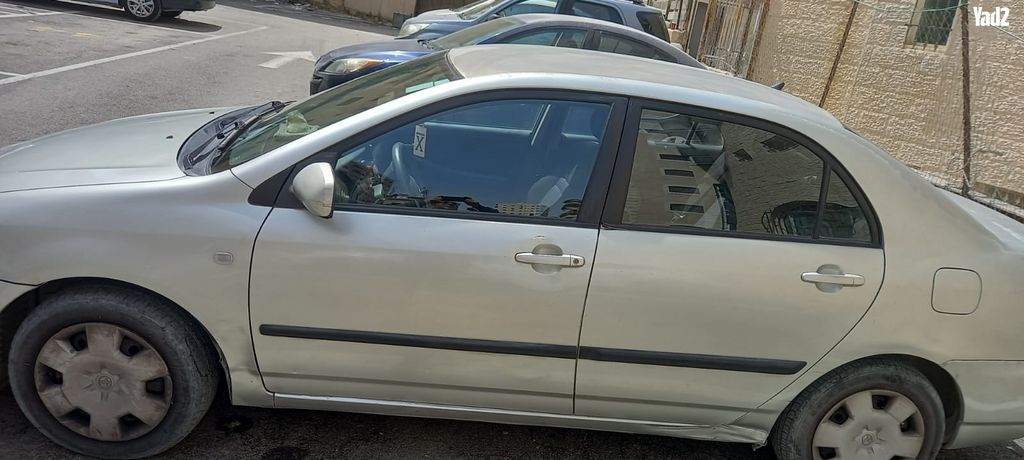 מודעת רכב טויוטה קורולה