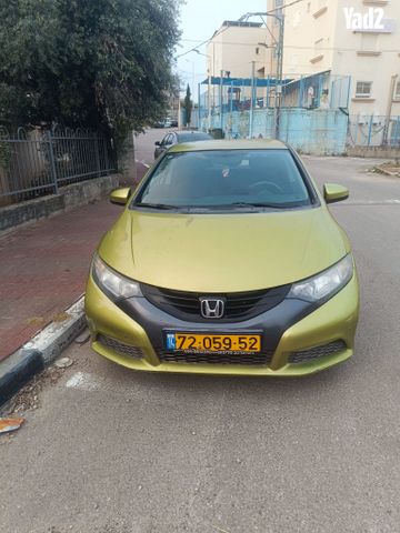 מודעת רכב הונדה סיוויק