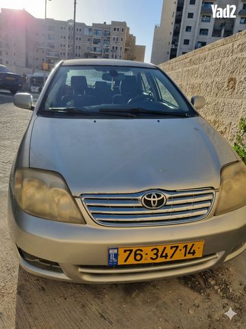 מודעת רכב טויוטה קורולה