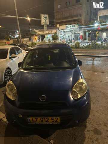 מודעת רכב ניסאן מיקרה