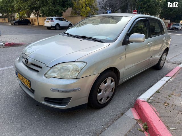 מודעת רכב טויוטה קורולה