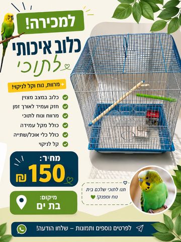 תמונת מודעה - חיות מחמד