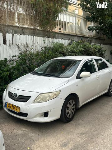 מודעת רכב טויוטה קורולה