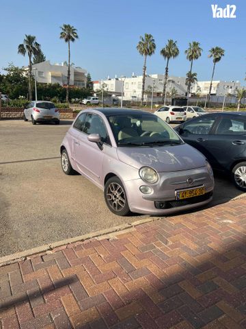 מודעת רכב פיאט 500