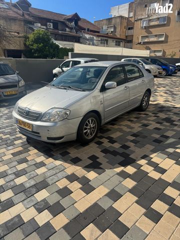 מודעת רכב טויוטה קורולה