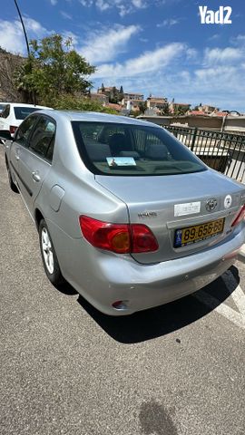מודעת רכב טויוטה קורולה