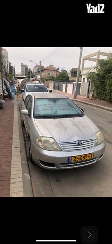 מודעת רכב טויוטה קורולה