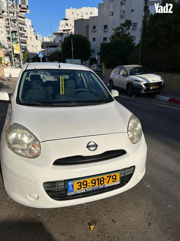 מודעת רכב ניסאן מיקרה