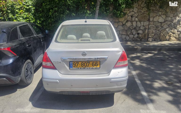 מודעת רכב ניסאן טידה