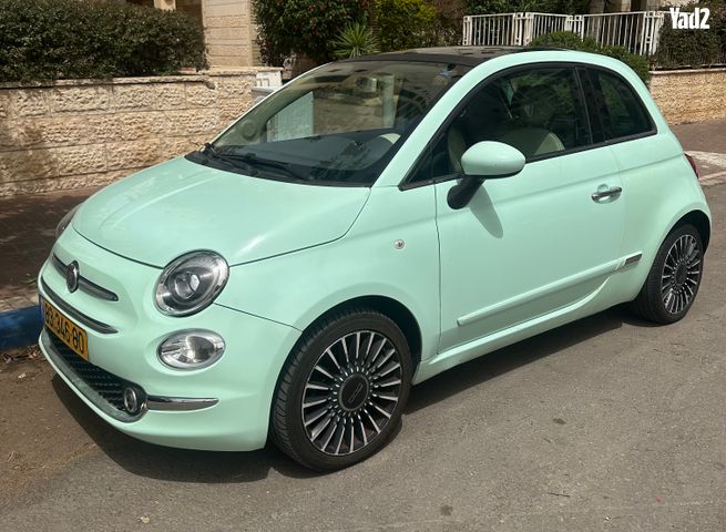 מודעת רכב פיאט 500