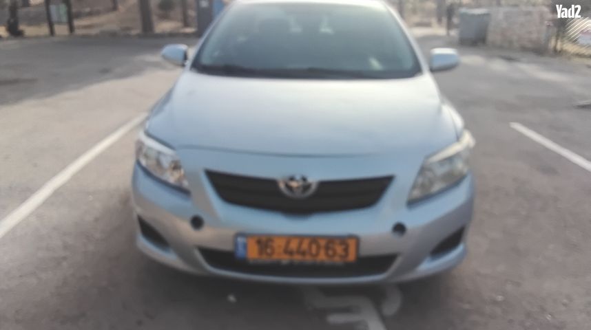 מודעת רכב טויוטה קורולה