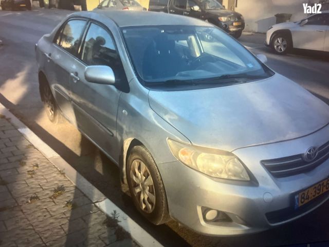 מודעת רכב טויוטה קורולה