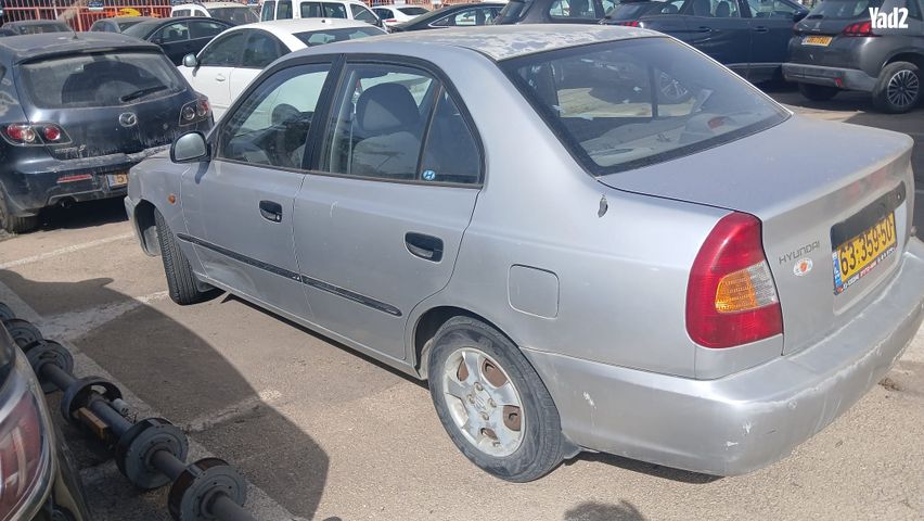 מודעת רכב יונדאי אקסנט i25