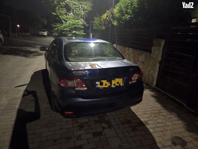 מודעת רכב טויוטה קורולה
