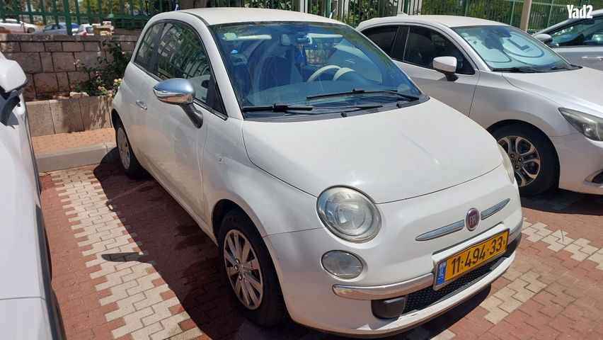 מודעת רכב פיאט 500