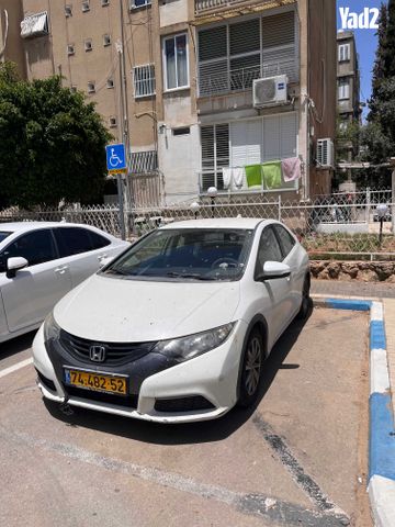מודעת רכב הונדה סיוויק