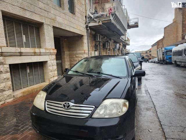 מודעת רכב טויוטה קורולה