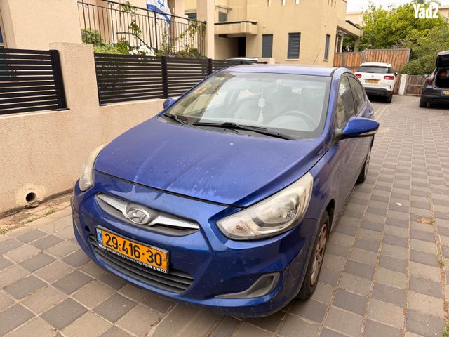 מודעת רכב יונדאי אקסנט i25