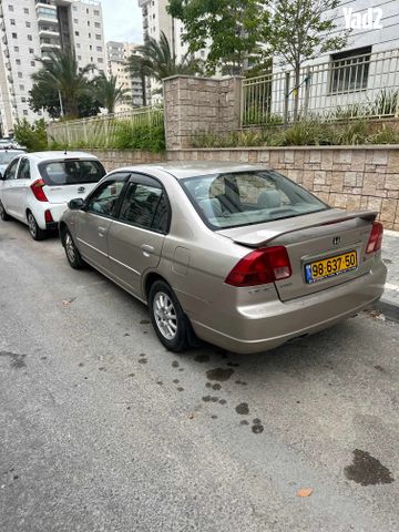 מודעת רכב הונדה סיוויק