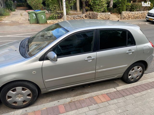 מודעת רכב טויוטה קורולה