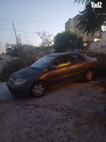 מודעת רכב טויוטה קורולה