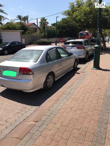 מודעת רכב הונדה סיוויק