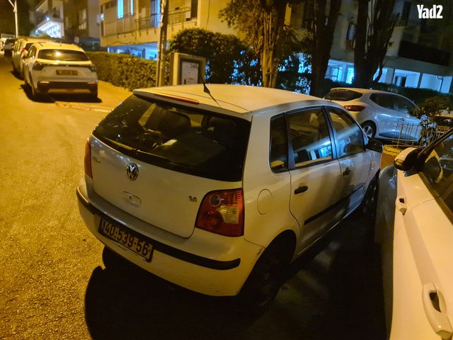 מודעת רכב פולקסווגן פולו 