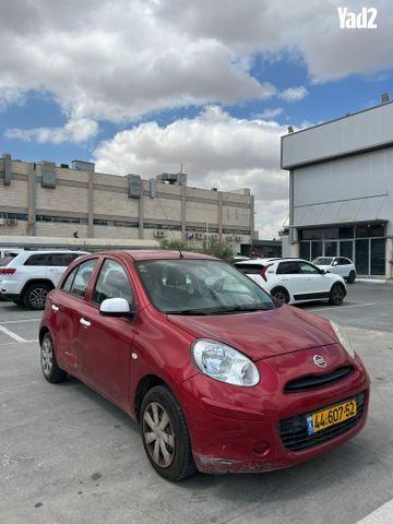 מודעת רכב ניסאן מיקרה