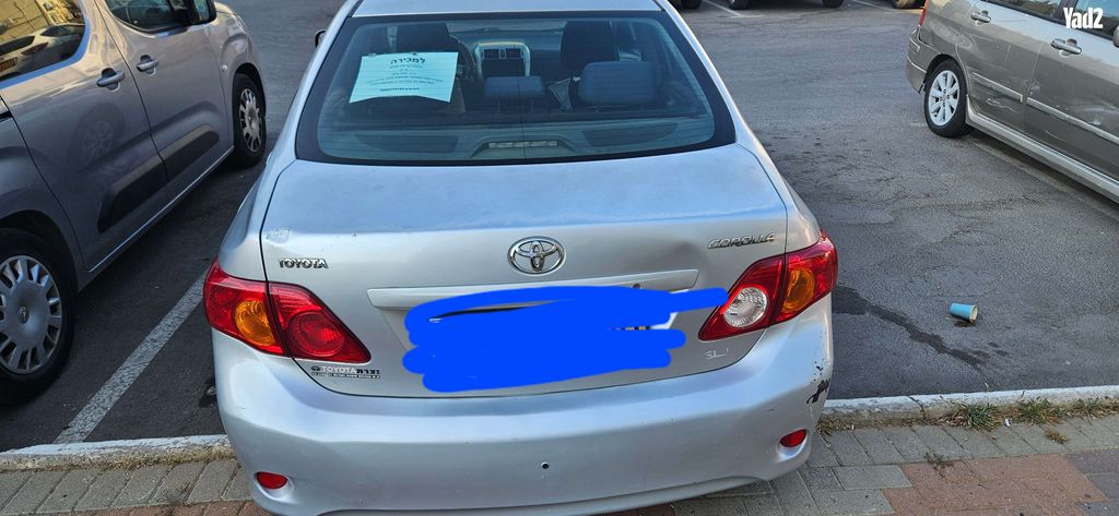 מודעת רכב טויוטה קורולה