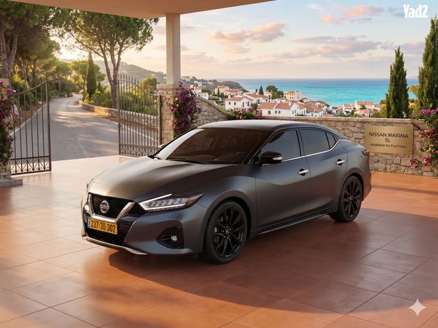 מודעת רכב ניסאן מקסימה