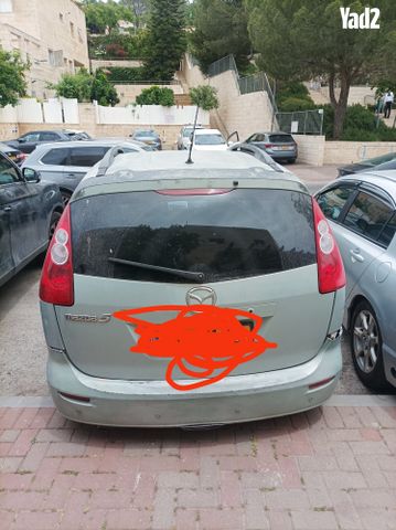 מודעת רכב מאזדה 5