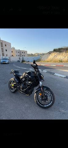 מודעת רכב ימאהה MT 07
