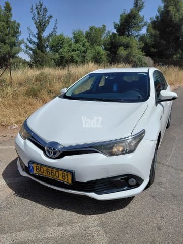 מודעת רכב טויוטה אוריס