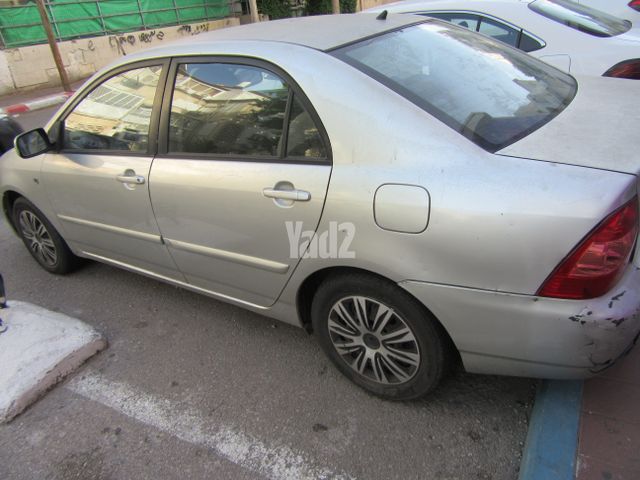 מודעת רכב טויוטה קורולה