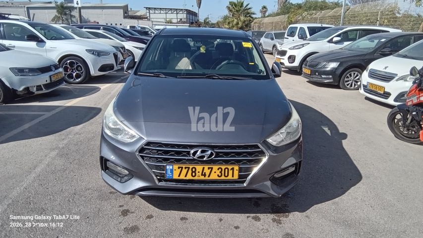 מודעת רכב יונדאי אקסנט i25