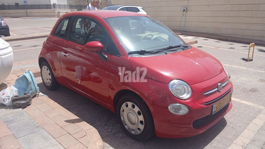 מודעת רכב פיאט 500