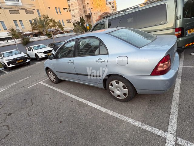 מודעת רכב טויוטה קורולה