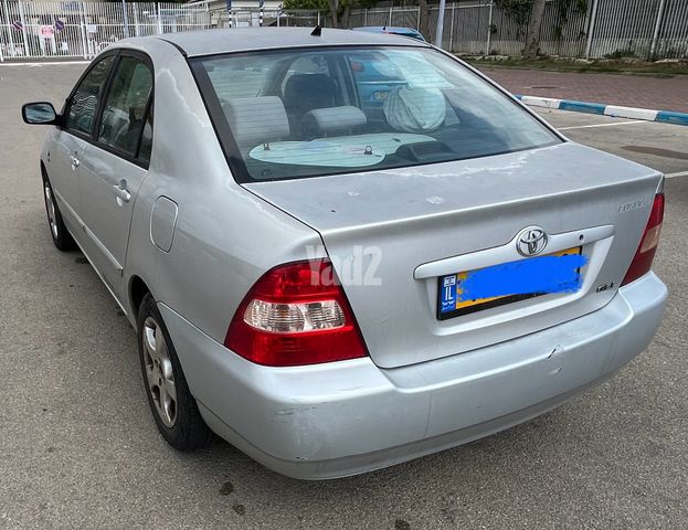 מודעת רכב טויוטה קורולה