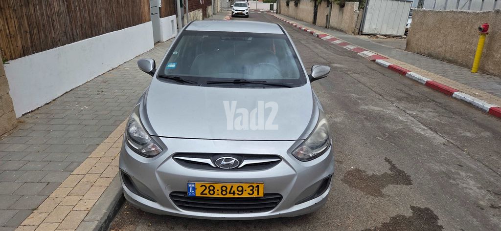 מודעת רכב יונדאי אקסנט i25