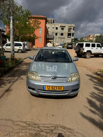 מודעת רכב טויוטה קורולה