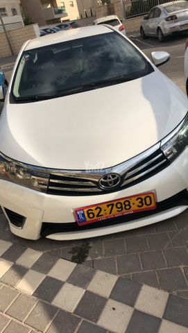 מודעת רכב טויוטה קורולה