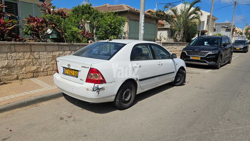 מודעת רכב טויוטה קורולה