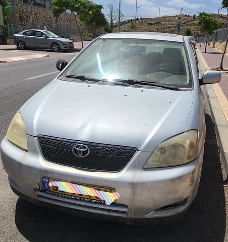 מודעת רכב טויוטה קורולה