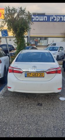 מודעת רכב טויוטה קורולה
