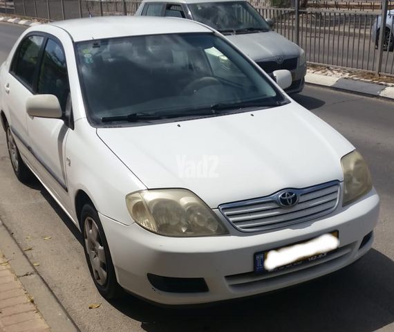מודעת רכב טויוטה קורולה