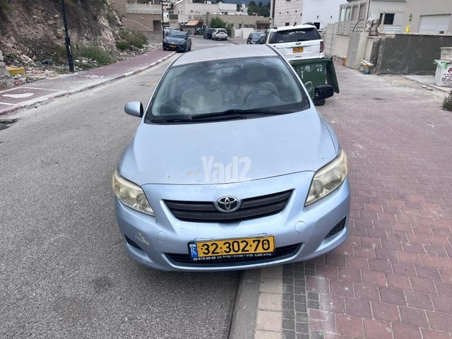 מודעת רכב טויוטה קורולה