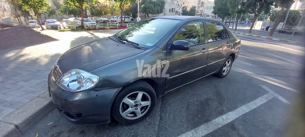 מודעת רכב טויוטה קורולה