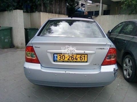 מודעת רכב טויוטה קורולה