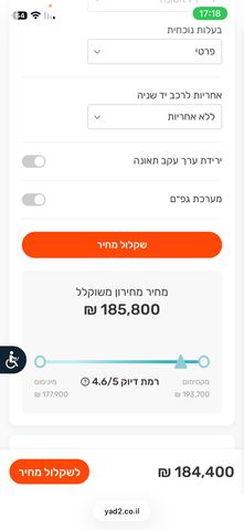 מודעת רכב טויוטה RAV4